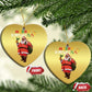 African American Xmas Merry Kwanzaa Santa Christmas Ornament