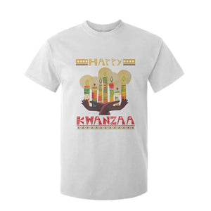 African American Xmas Happy Kwanzaa T Shirt For Kid