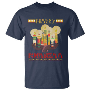 African American Xmas Happy Kwanzaa T Shirt