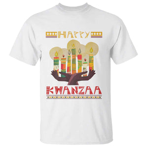 African American Xmas Happy Kwanzaa T Shirt