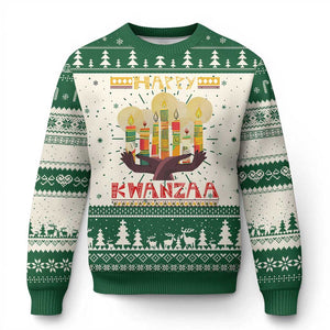 African American Xmas Happy Kwanzaa Ugly Christmas Sweater