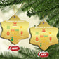 African American Xmas 7 Principles Of Kwanzaa Christmas Ornament