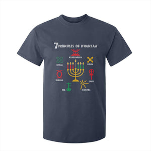 African American Xmas 7 Principles Of Kwanzaa T Shirt For Kid