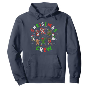 Christmas Crew Hoodie Black African American Santa Reindeer Snowman Dabbing