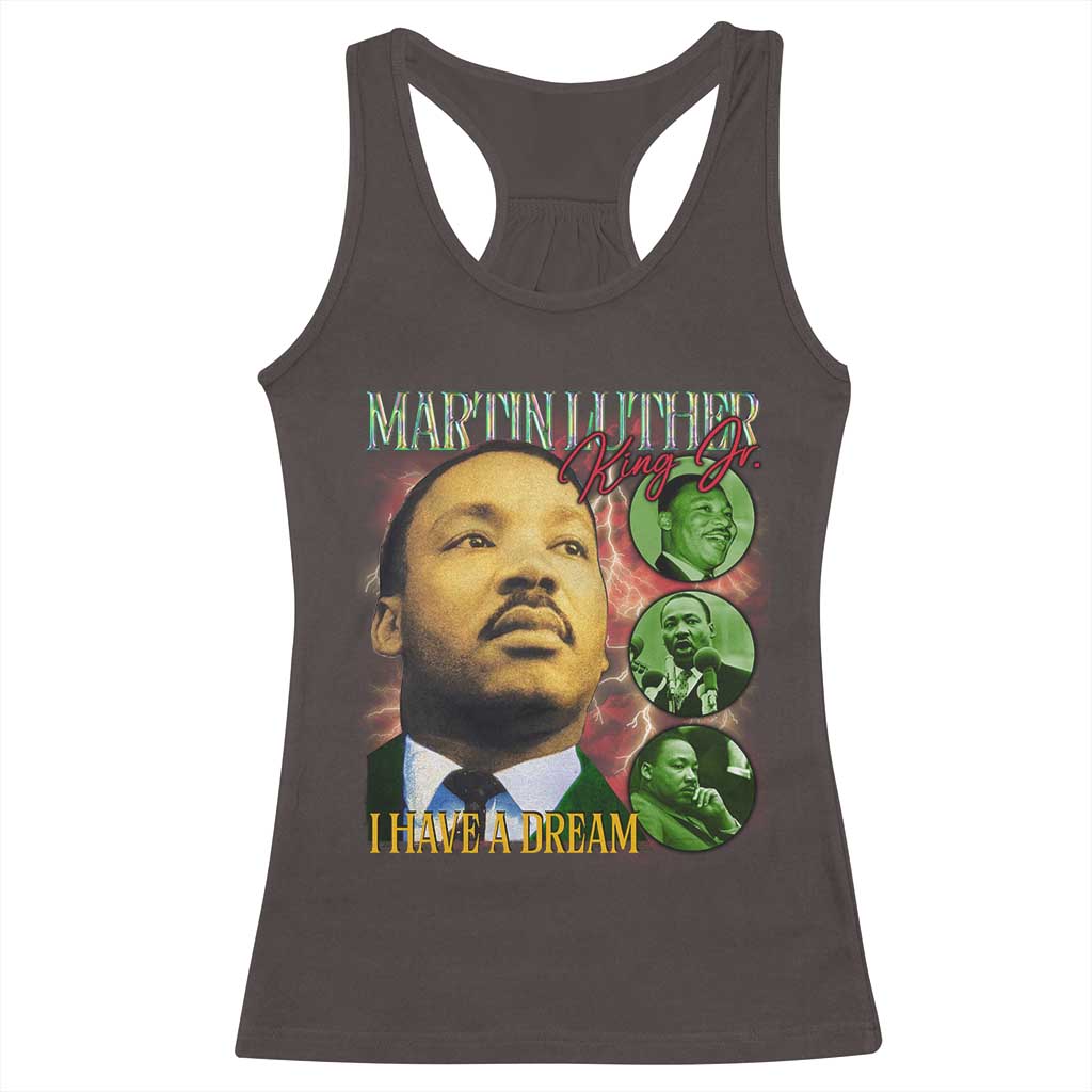 Martin Luther King Jr Racerback Tank Top I Have A Dream Black History MLK Day
