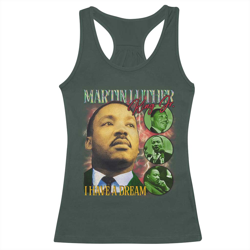 Martin Luther King Jr Racerback Tank Top I Have A Dream Black History MLK Day