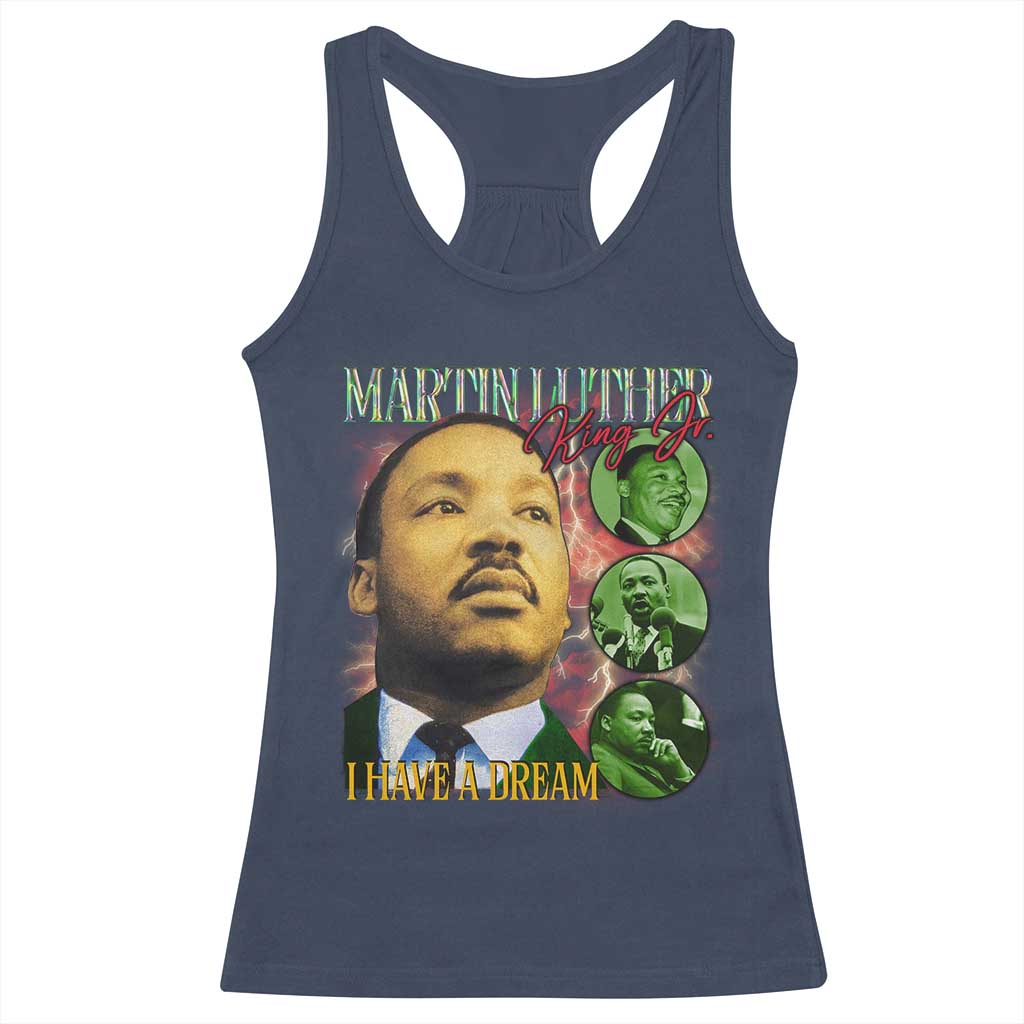 Martin Luther King Jr Racerback Tank Top I Have A Dream Black History MLK Day