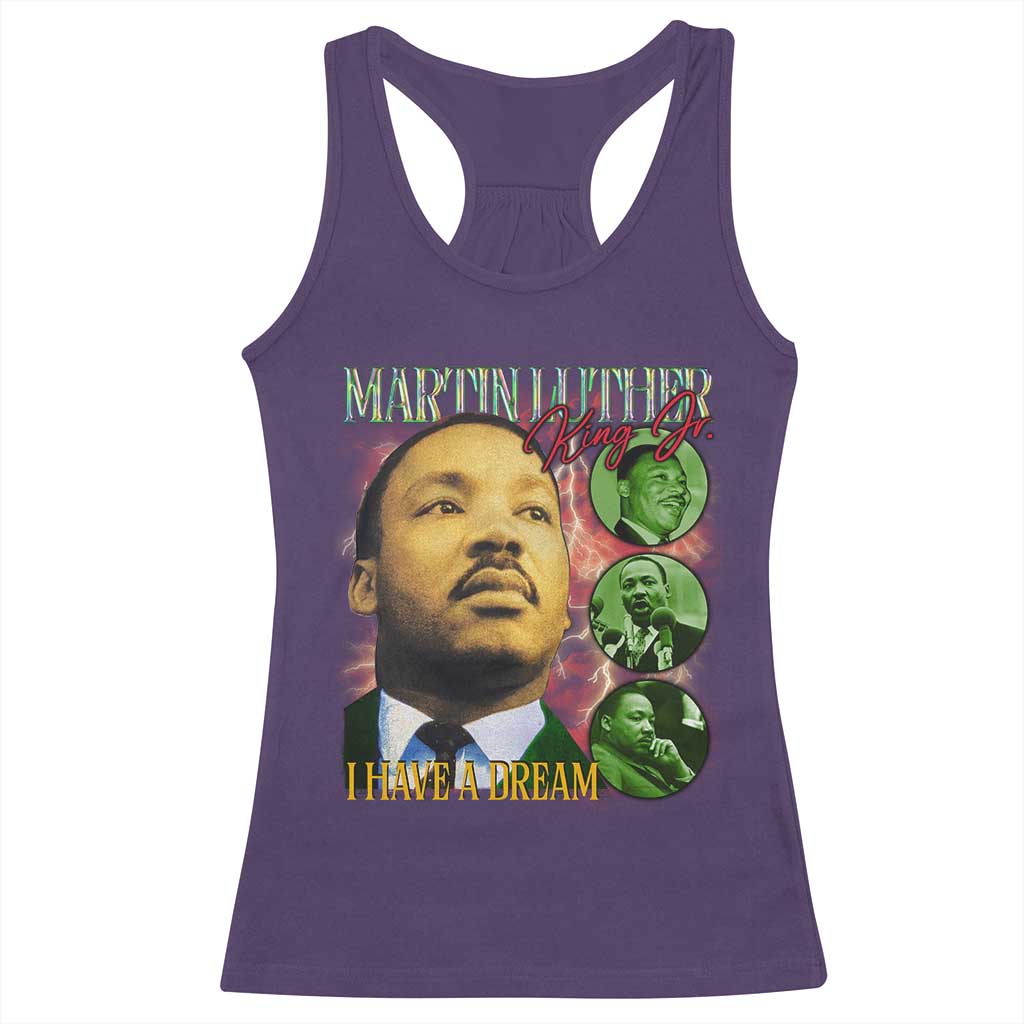 Martin Luther King Jr Racerback Tank Top I Have A Dream Black History MLK Day