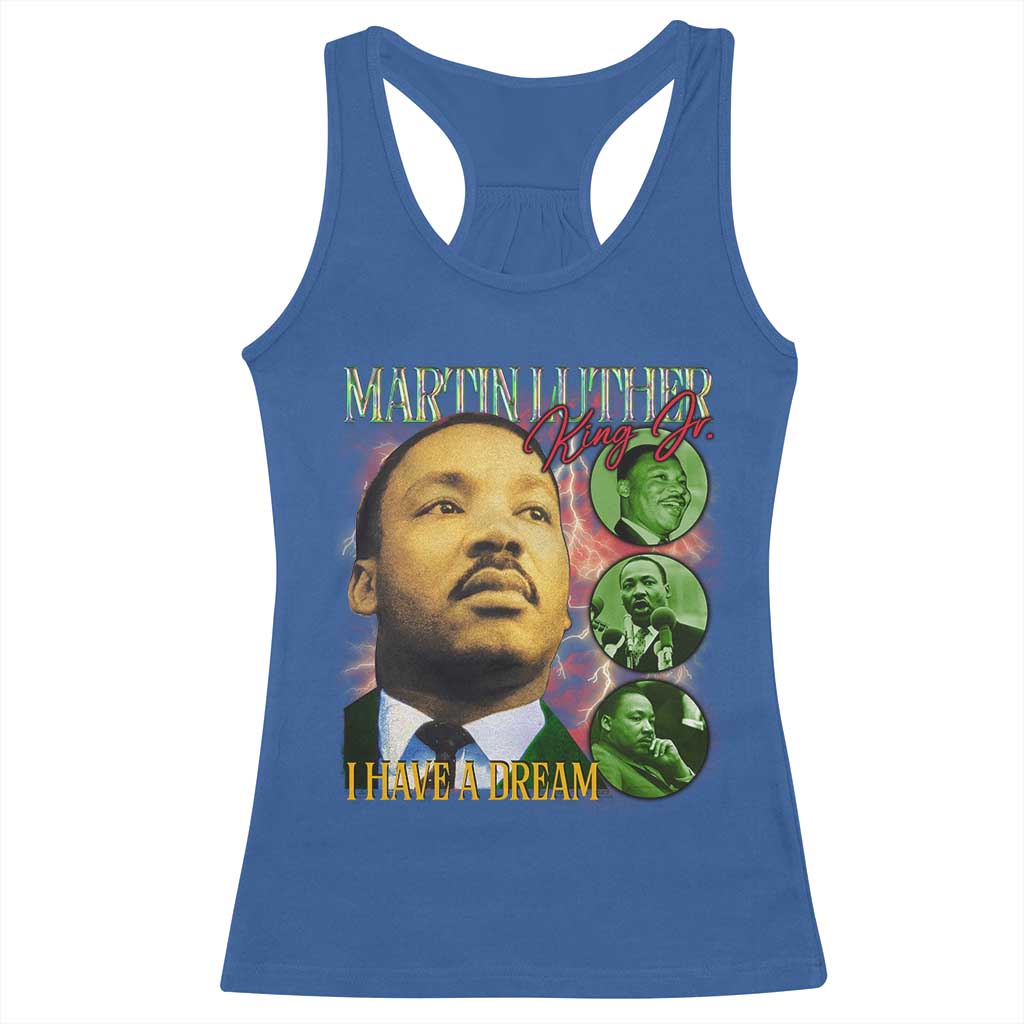 Martin Luther King Jr Racerback Tank Top I Have A Dream Black History MLK Day