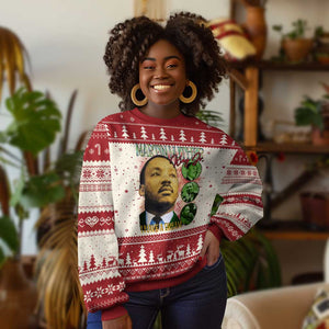 Martin Luther King Jr Ugly Christmas Sweater I Have A Dream MLK Day Black History