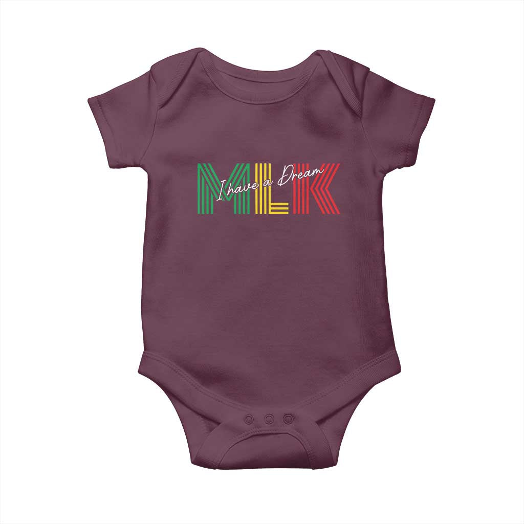 Martin Luther King Jr Day Baby Onesie I Have A Dream Black History MLK