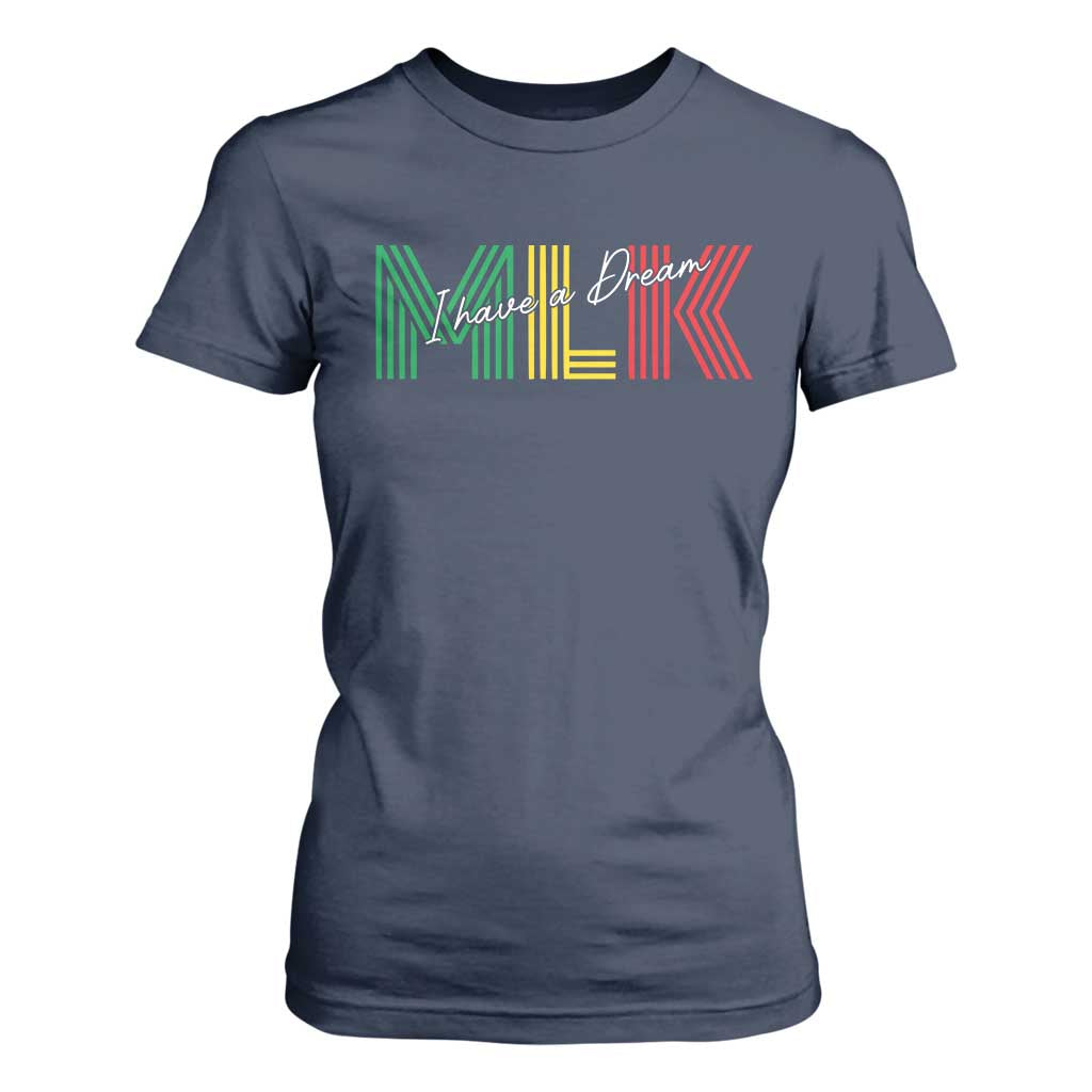 Martin Luther King Jr Day T Shirt For Women I Have A Dream Black History MLK