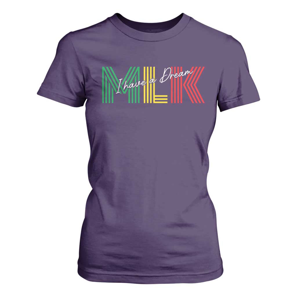Martin Luther King Jr Day T Shirt For Women I Have A Dream Black History MLK