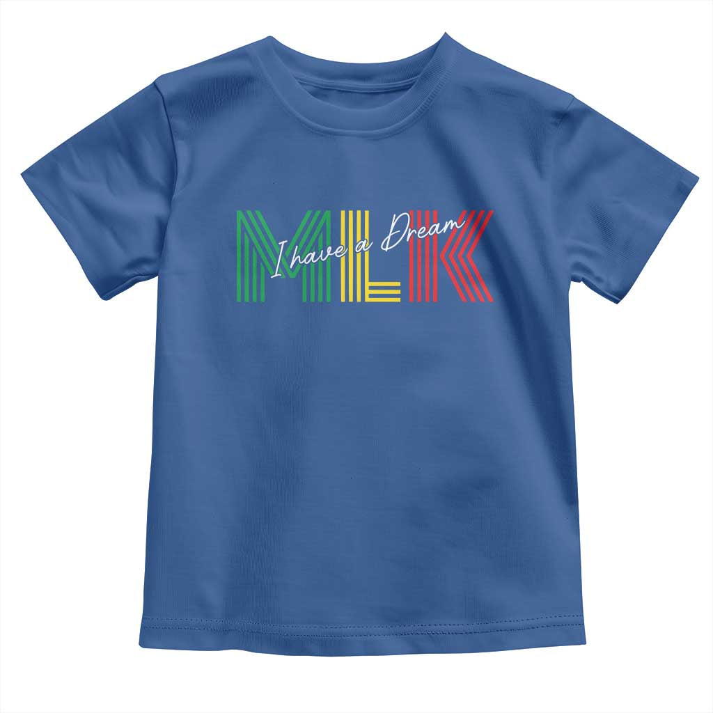 Martin Luther King Jr Day Toddler T Shirt I Have A Dream Black History MLK