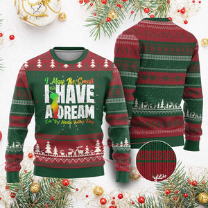 Martin Luther King Jr Ugly Christmas Sweater I May Be Small But I Have A Dream Like King MLK