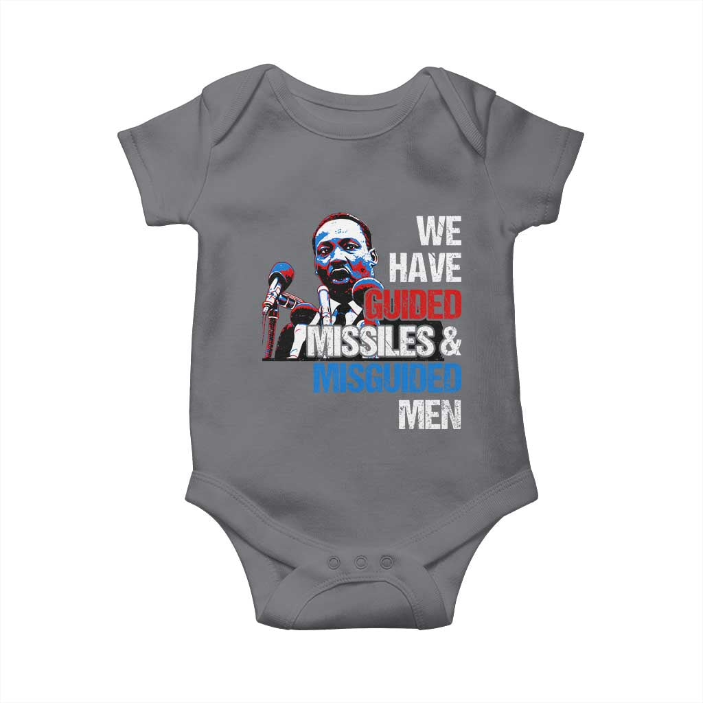 Martin Luther King Jr Baby Onesie We Have Guided Missiles And Misguided Men MLK