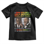 Malcolm X Martin Luther King Jr Toddler T Shirt Choose Your Weapon No Matter What The Choice