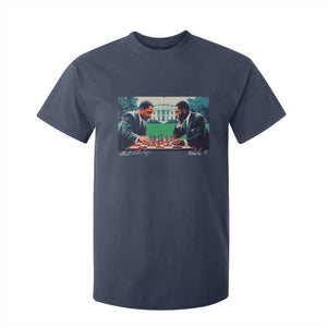 Malcolm X Martin Luther King Jr T Shirt For Kid Playing Chess White House Black History