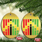 7 Principles Of Kwanzaa Christmas Ornament African American Christmas