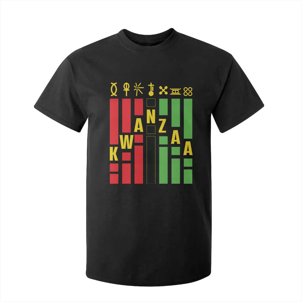 7 Principles Of Kwanzaa T Shirt For Kid African American Christmas