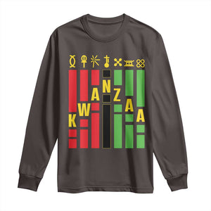 7 Principles Of Kwanzaa Long Sleeve Shirt African American Christmas