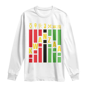 7 Principles Of Kwanzaa Long Sleeve Shirt African American Christmas