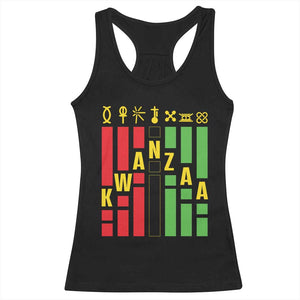 7 Principles Of Kwanzaa Racerback Tank Top African American Christmas