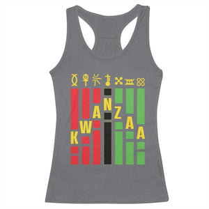 7 Principles Of Kwanzaa Racerback Tank Top African American Christmas