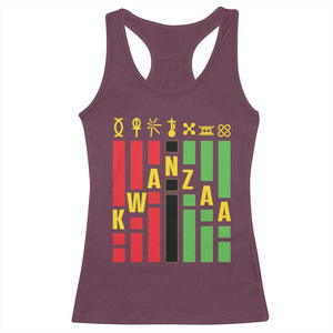 7 Principles Of Kwanzaa Racerback Tank Top African American Christmas