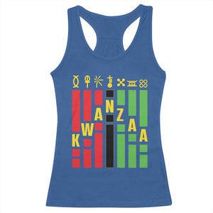 7 Principles Of Kwanzaa Racerback Tank Top African American Christmas