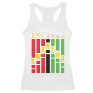 7 Principles Of Kwanzaa Racerback Tank Top African American Christmas