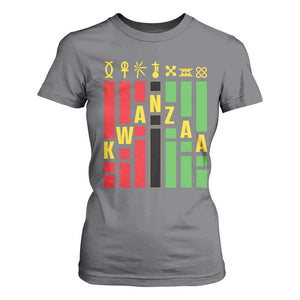 7 Principles Of Kwanzaa T Shirt For Women African American Christmas