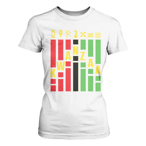 7 Principles Of Kwanzaa T Shirt For Women African American Christmas