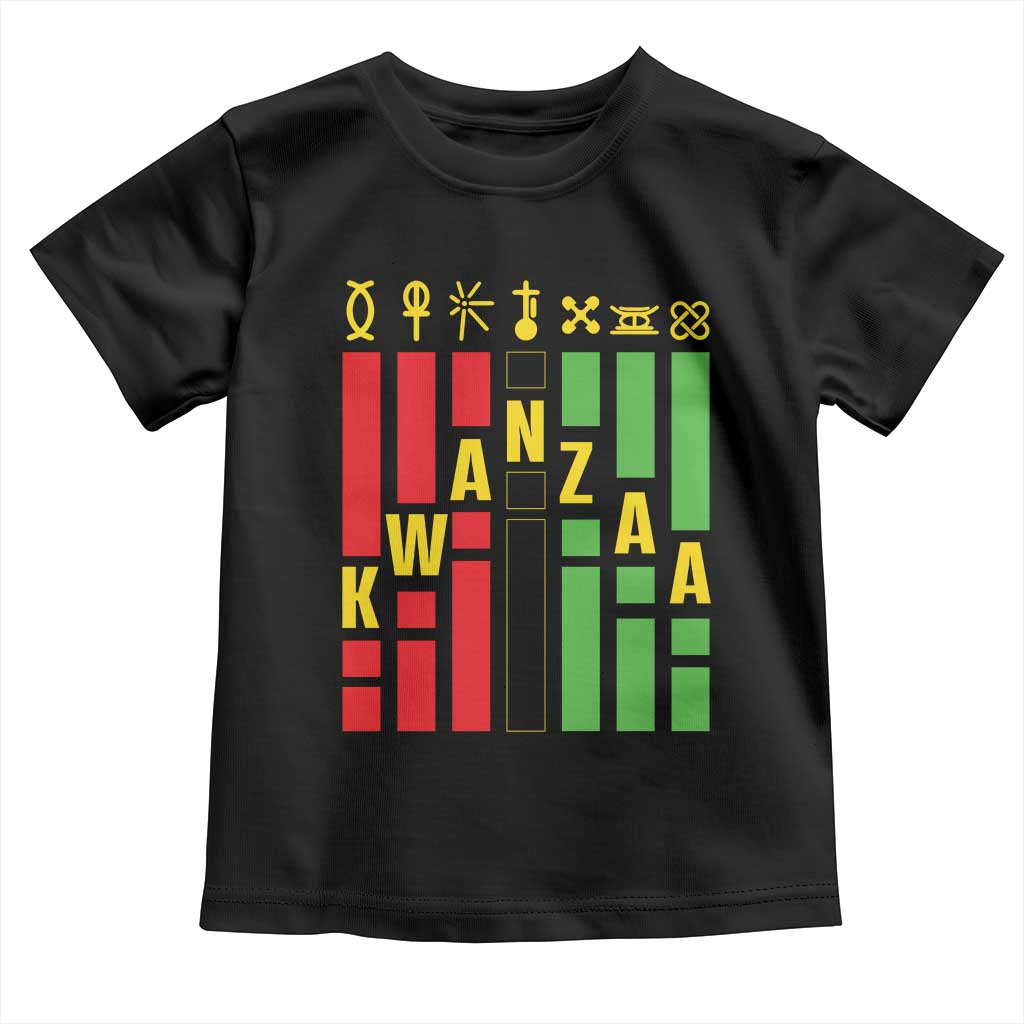 7 Principles Of Kwanzaa Toddler T Shirt African American Christmas