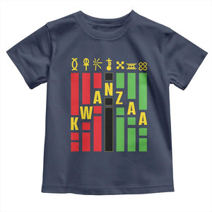 7 Principles Of Kwanzaa Toddler T Shirt African American Christmas