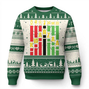 7 Principles Of Kwanzaa Ugly Christmas Sweater African American Christmas