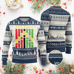 7 Principles Of Kwanzaa Ugly Christmas Sweater African American Christmas