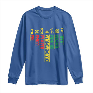 African American Christmas Long Sleeve Shirt 7 Principles Of Kwanzaa