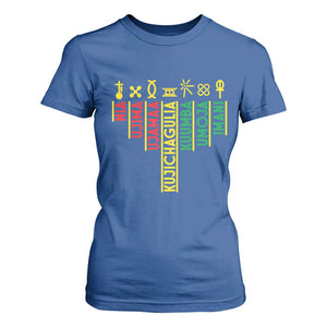 African American Christmas T Shirt For Women 7 Principles Of Kwanzaa