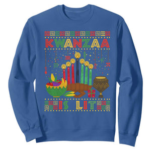 African American Xmas Kwanzaa Is Lit Sweatshirt