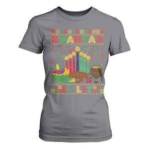 African American Xmas Kwanzaa Is Lit T Shirt For Women