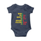 African American Christmas Kwanzaa Baby Onesie Work Power Heritage Unity Organize Celebration Faith