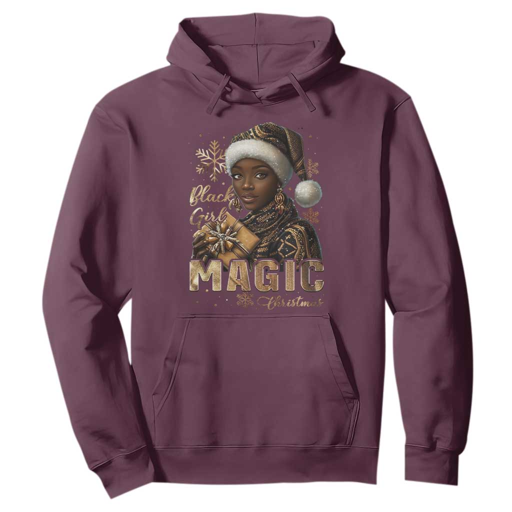 Christmas Melanin Black Girl Magic Hoodie