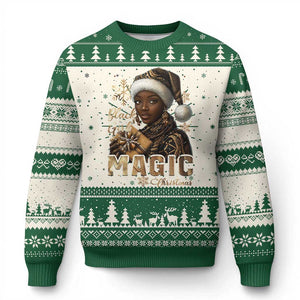 Christmas Melanin Black Girl Magic Ugly Christmas Sweater