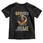 African Women Pride Baby Shirt God Designed Created Blessed Me Black History Month