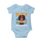 Black History Month Baby Onesie African Girl Reading Book Melanin Pride