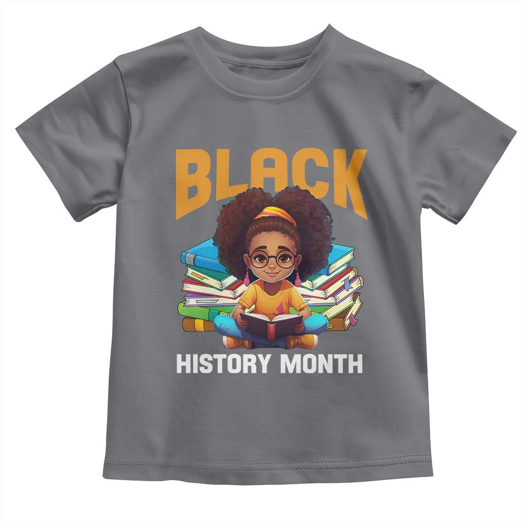 Black History Month Baby Shirt African Girl Reading Book Melanin Pride