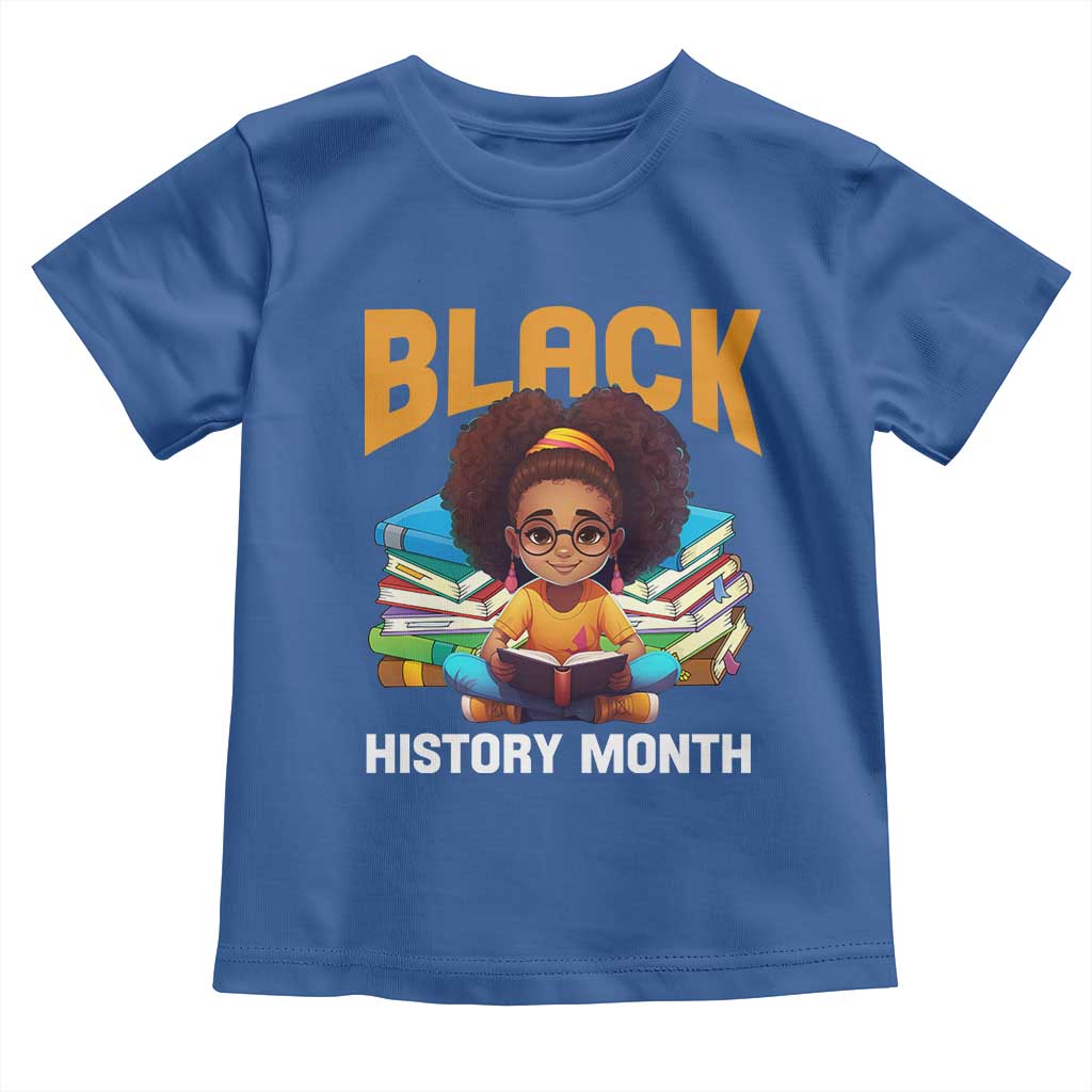 Black History Month Baby Shirt African Girl Reading Book Melanin Pride