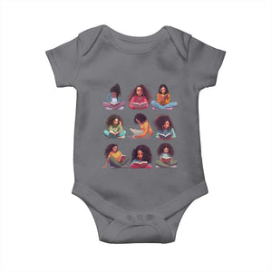 Black History Month Baby Onesie Reading Book African Smart Melanin Women Girls