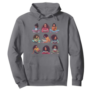 Black History Month Hoodie Reading Book African Smart Melanin Women Girls